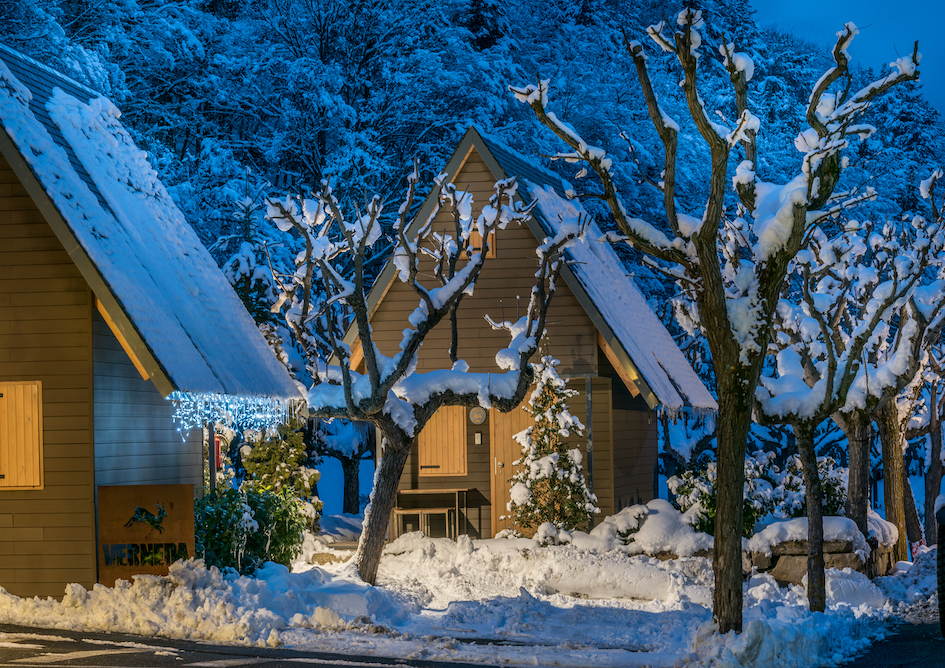 Bungalows Bordeta Luxe en invierno
