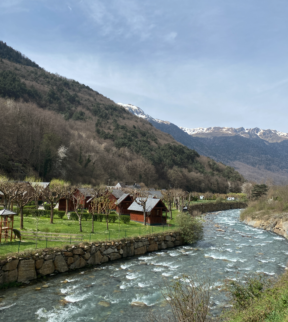 Bungalows de madera en la Val d'Aran