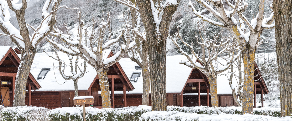Camping Verneda invierno