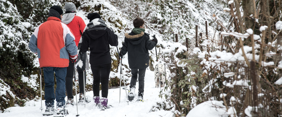 Salida en raquetas desde camping verneda