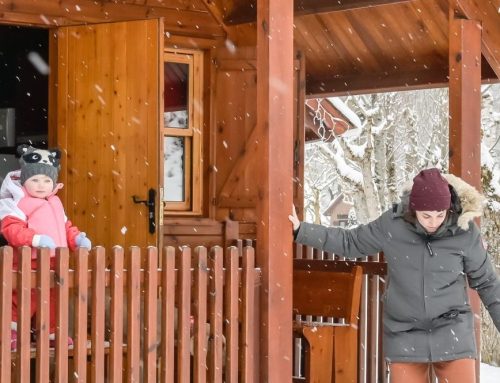 Vive la magia de la nieve en los bungalows de Verneda