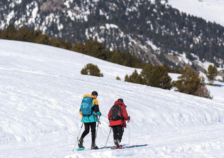 Beneficios de caminar en la nieve